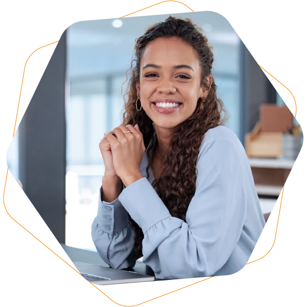 Mujer sonriendo